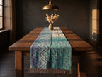Zen Fern Vintage Handmade Kantha Silk Runner
