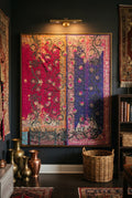 Fern Aura Luxury Vintage Suzani Kantha Throw