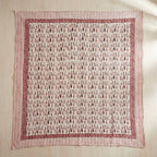 Mist Cobalt Handmade Kantha Queen Bedsheet