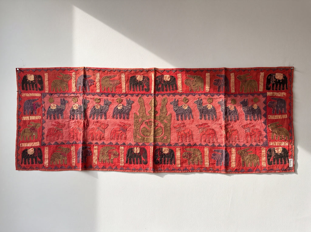 Fireweed Appliqué Pure Cotton Wall Hanging