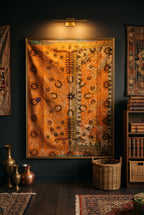 Whisper Stone Luxury Vintage Suzani Kantha Throw