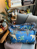 Blue Animals Cushion Cover