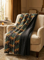 The Shadowlands Cotton Hand-Made Kantha Throw Blanket