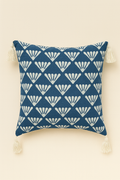 Indigo Blue Pattern Cushion Cover