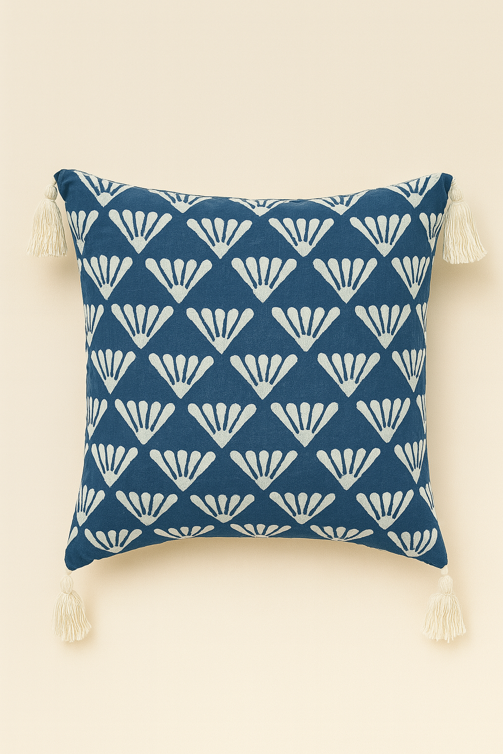 Indigo Blue Pattern Cushion Cover
