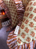 Yellow Flower Cushion Cover