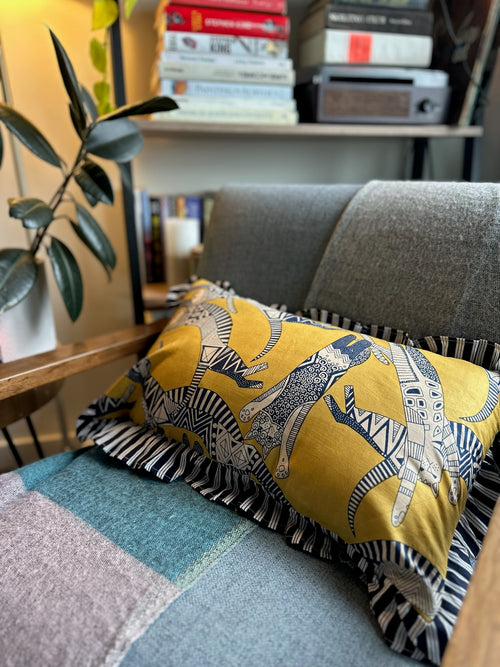 Cats Are Yellow Cushion Cover