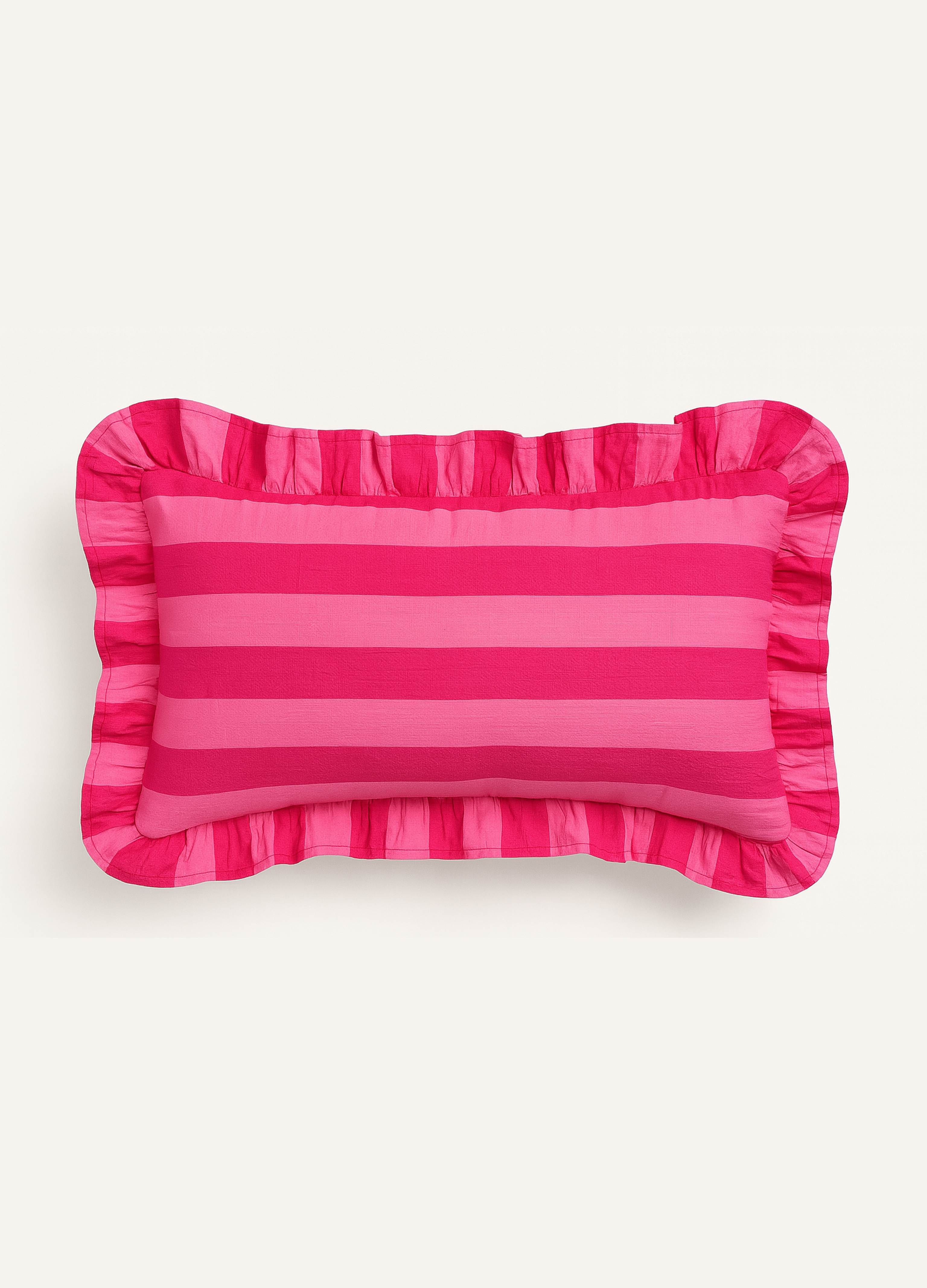 Rosewood Stripes Cushion Cover