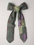 Jewel Tone Paisley Heirloom Christmas Topper Extra Big Bow
