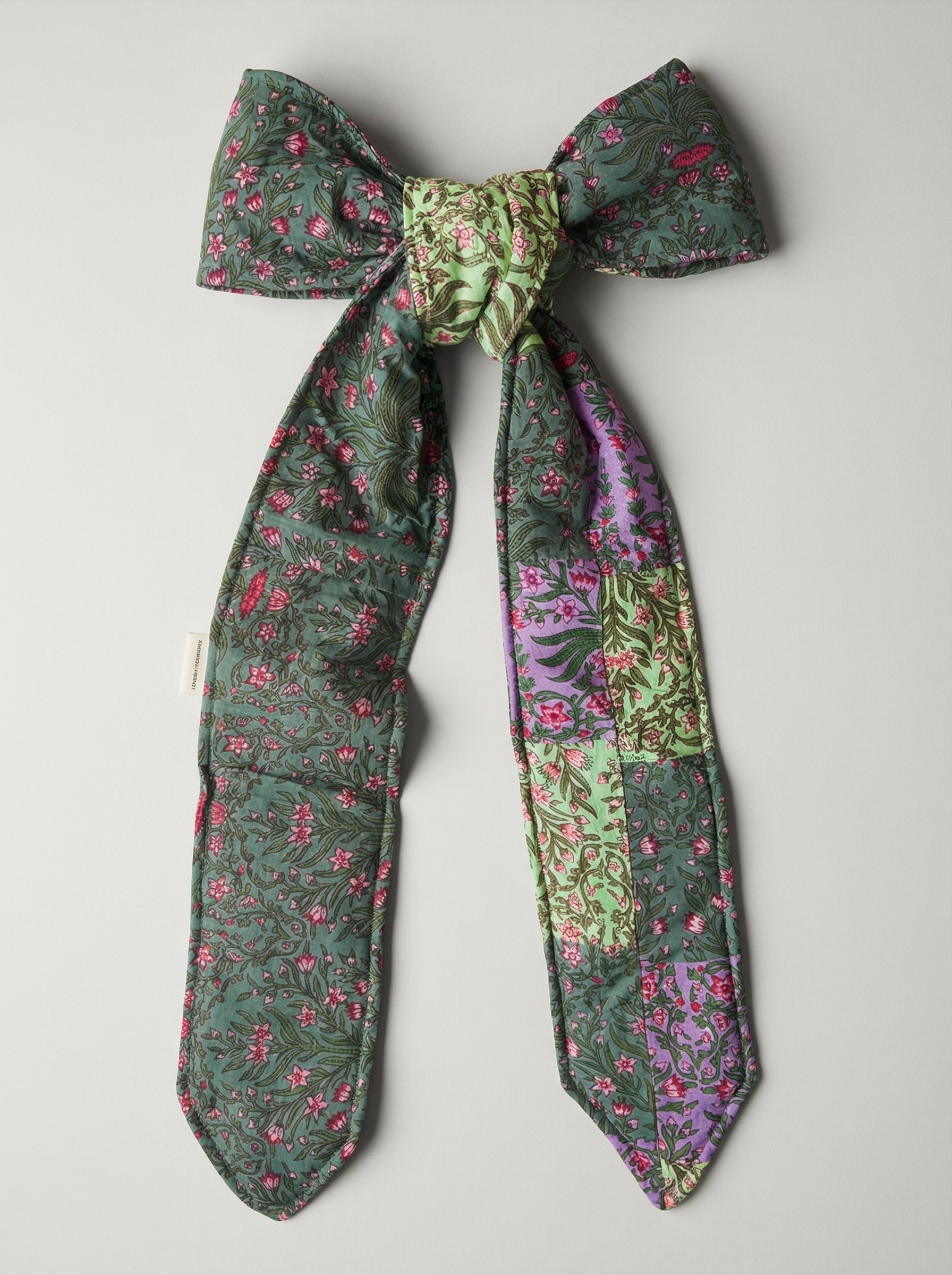 Jewel Tone Paisley Heirloom Christmas Topper Extra Big  Bow