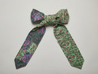 Jewel Tone Paisley Heirloom Christmas Topper Extra Big Bow