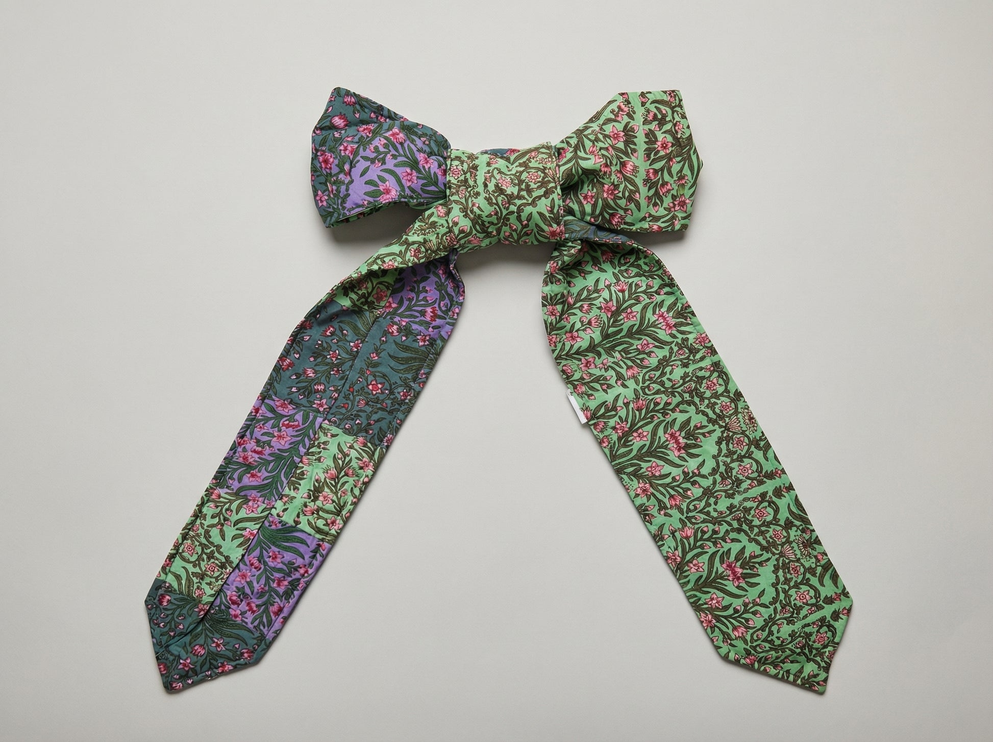 Jewel Tone Paisley Heirloom Christmas Topper Extra Big  Bow