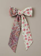 Holly Gingham Patchwork Heirloom Christmas Topper Extra Big Bow