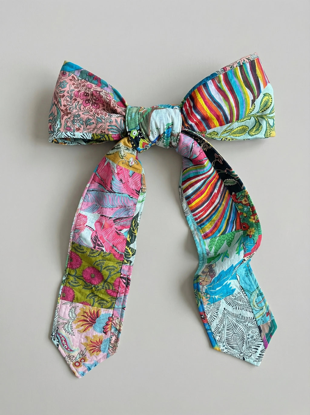 Evergreen & Ruby Check Evergreen Christmas Topper Extra Big Bow