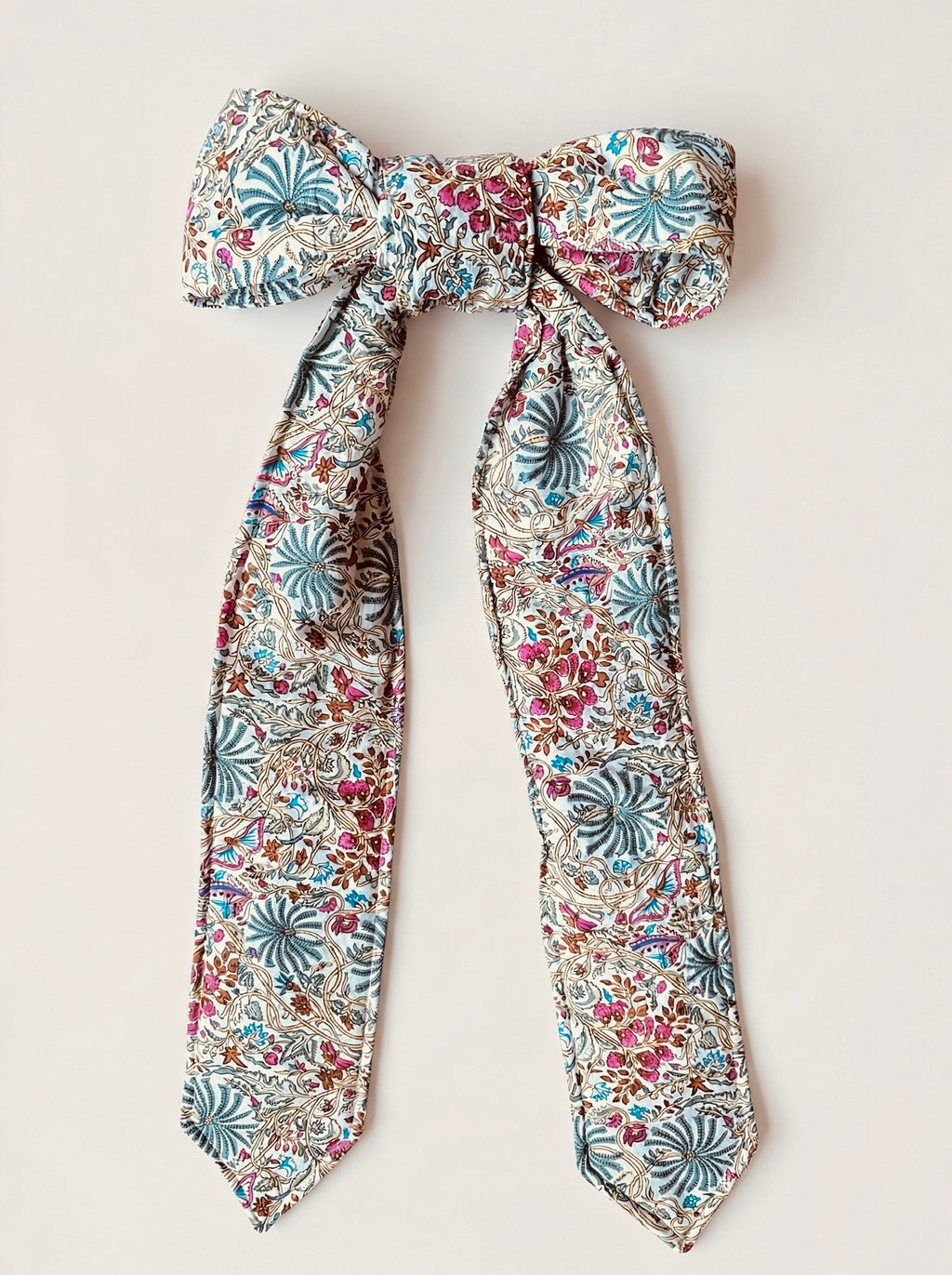 Saffron Stripe Heirloom Christmas Topper Extra Big Bow