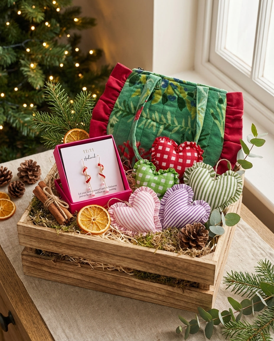 The Festive Red Heart Collection Gift Box | 11:11 and The Kokum Tree