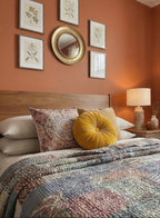 Silk Grey goose Luxury Patola Kantha Bedspread