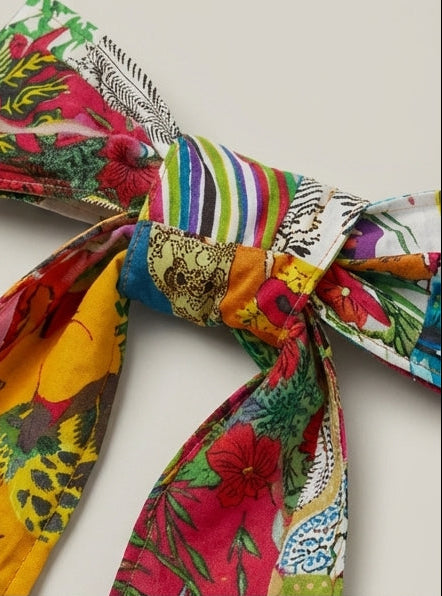 Vintage Porcelain Heirloom Christmas Topper Extra Big Bow