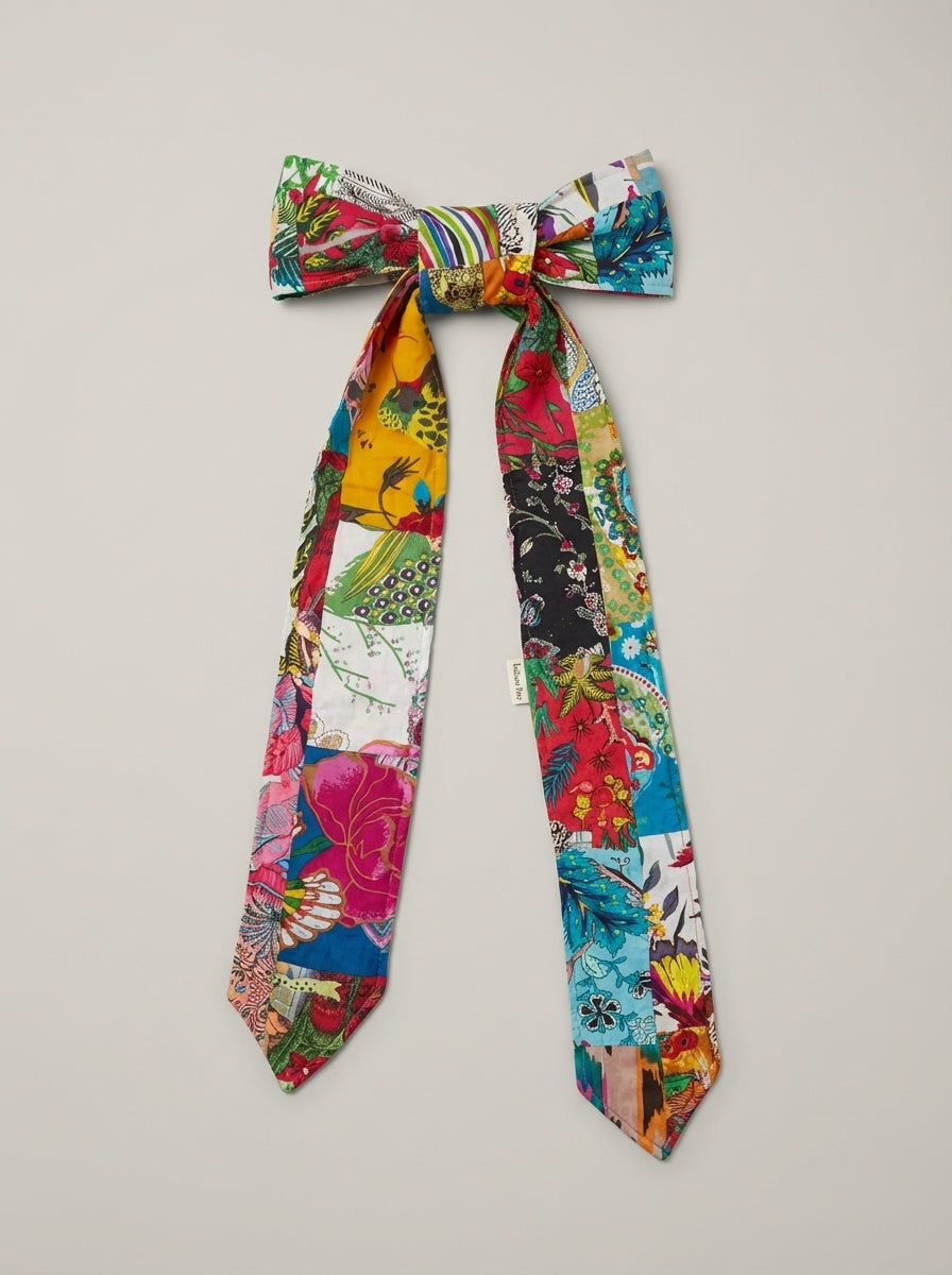 Vintage Porcelain Heirloom Christmas Topper Extra Big Bow