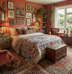 River Pebble Hand-Embroidered Cotton Throw