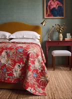Jungle Life Cotton Hand-Made Kantha Bed-spread