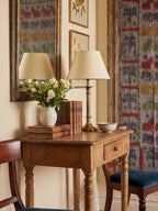 Huge Indigo Bloom Pure Cotton Artisan Wall Hanging