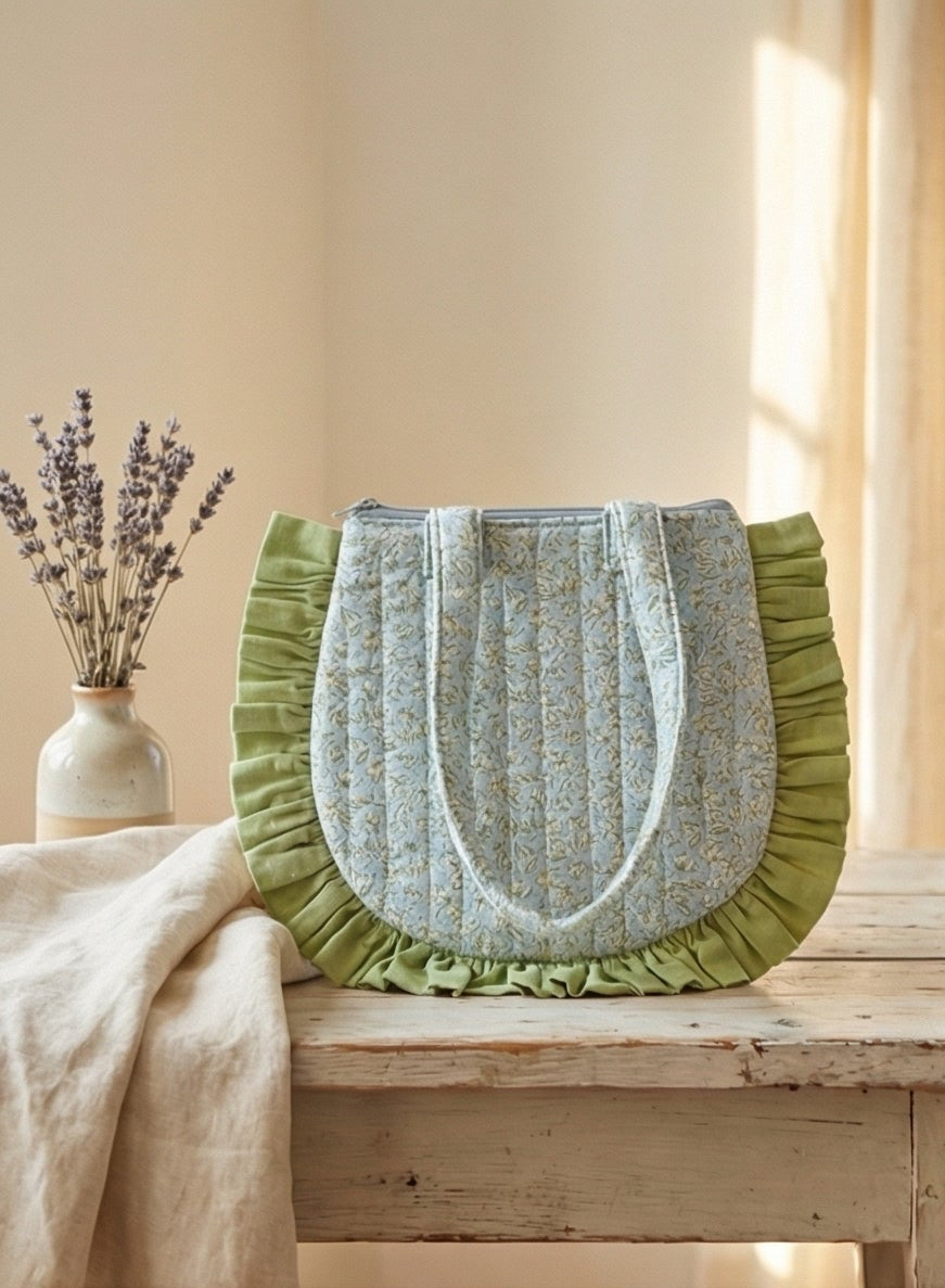 Meadow Ruffle Daydream Tote Bag
