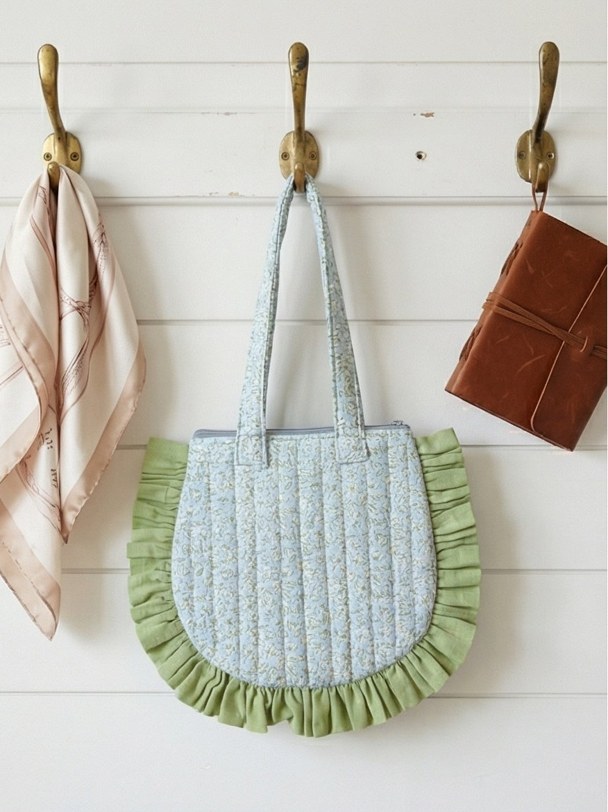 Meadow Ruffle Daydream Tote Bag