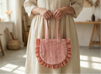 Rose Ruffle Daydream Tote Bag