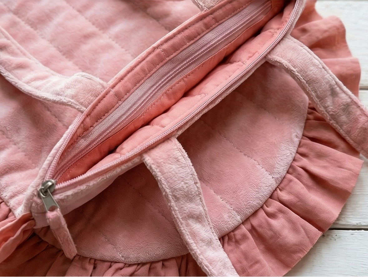 Rose Ruffle Daydream Tote Bag