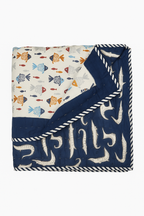 Bubbles and Giggles (Big) - 100% cotton Hand Made Artisnal Baby Quilt