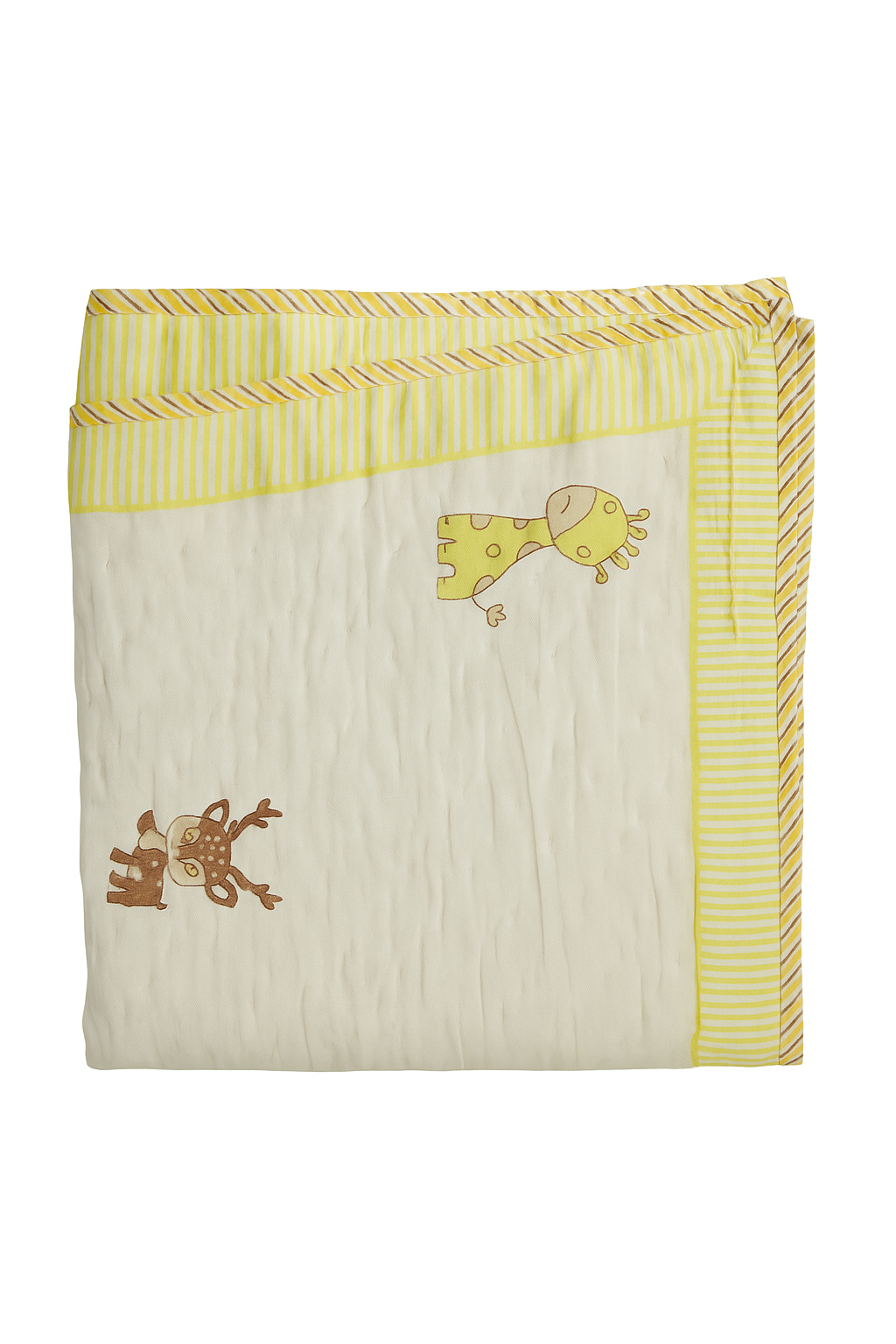Honey Hugs (Big)- 100% cotton Hand Made Artisnal Baby Quilt