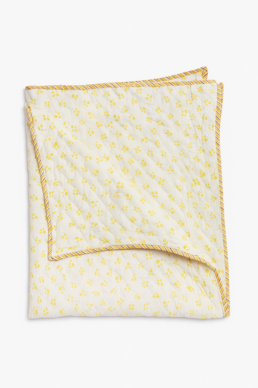 Honey Hugs (Big)- 100% cotton Hand Made Artisnal Baby Quilt