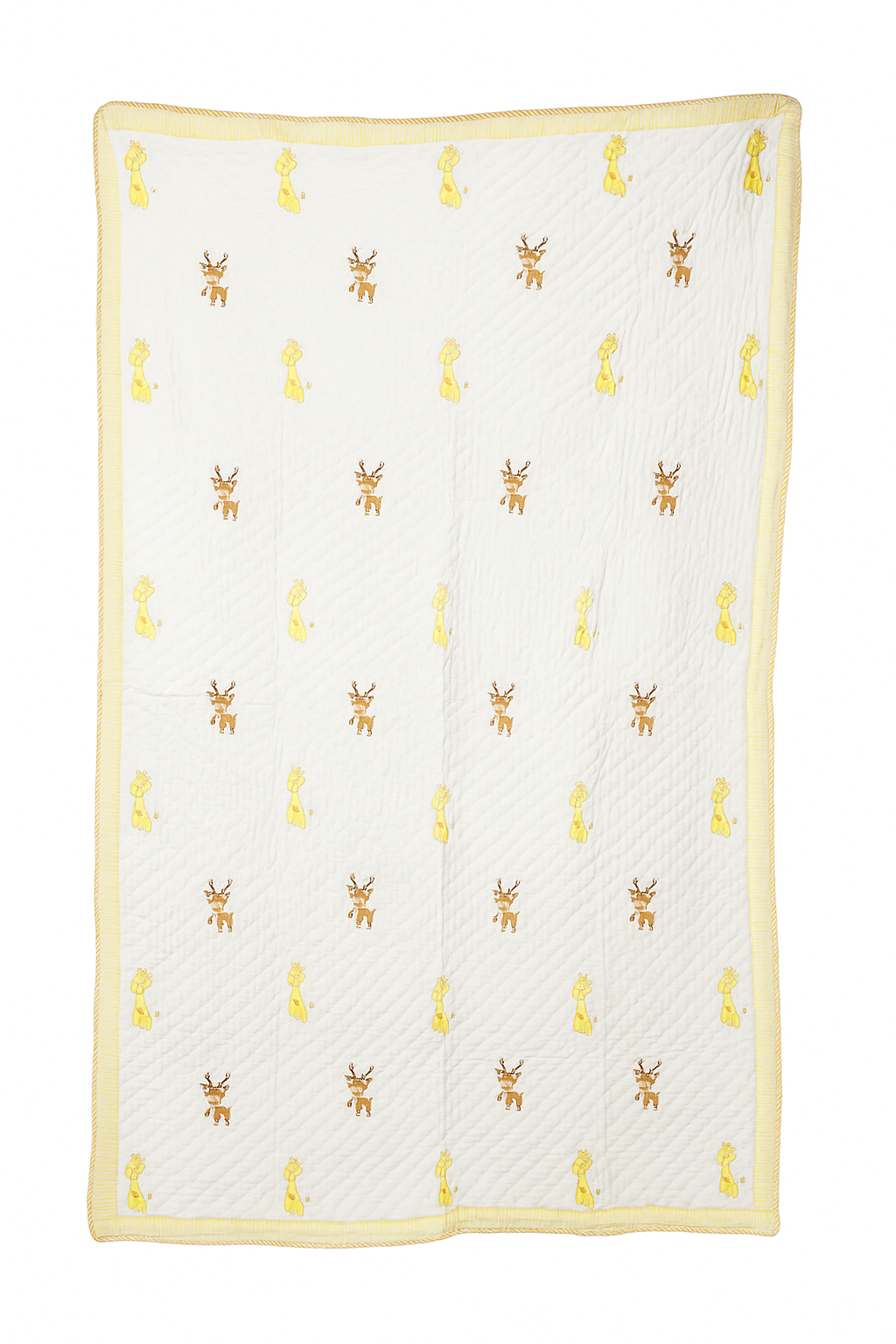 Honey Hugs (Big)- 100% cotton Hand Made Artisnal Baby Quilt