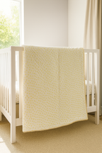 Honey Hugs (Big)- 100% cotton Hand Made Artisnal Baby Quilt