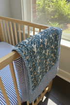 Snuggly Sprout - 100% cotton Hand Made Artisnal Baby Quilt