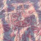 Garden Bloom Hand-Embroidered Cotton Suzani Throw