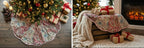 Vintage Paisley Bloom Christmas Tree Skirt