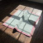 Dream Bloom 100% Cotton Handmade Artisanal Baby Quilt