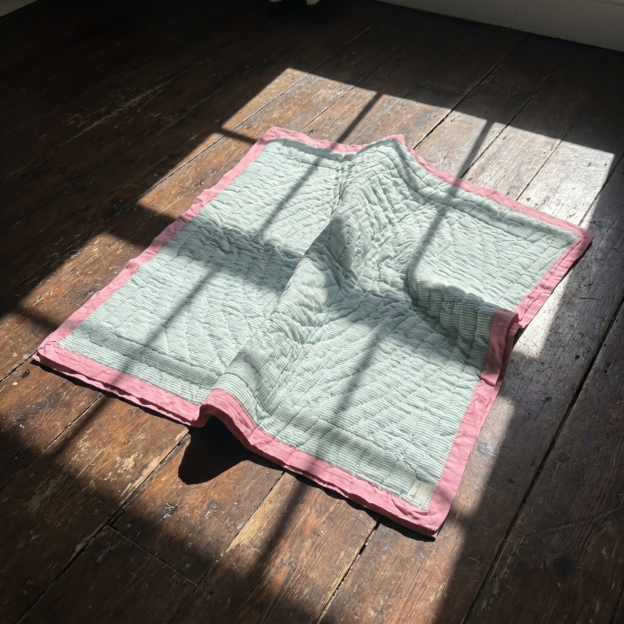 Dream Bloom 100% Cotton Handmade Artisanal Baby Quilt