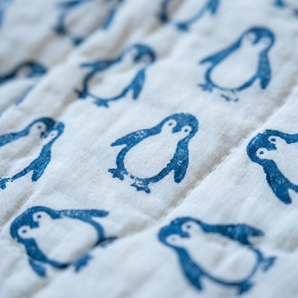 Maple Whisper 100% Cotton Handmade Artisanal Baby Quilt