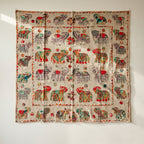 Old Fern Appliqué Pure Cotton Wall Hanging
