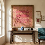 Dawn Echo Appliqué Pure Cotton Wall Hanging
