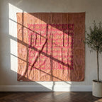 Dawn Echo Appliqué Pure Cotton Wall Hanging