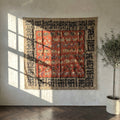 Serene Indigo Appliqué Pure Cotton Wall Hanging
