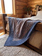 Dream Mist Handmade Kantha Queen Bedsheet