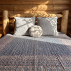 Dream Mist Handmade Kantha Queen Bedsheet