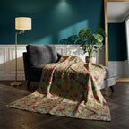 Lush Fern Cotton Reversible Kantha Throw