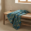 Sky Stone Cotton Reversible Kantha Throw