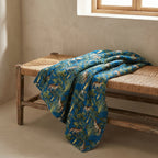 Sky Stone Cotton Reversible Kantha Throw